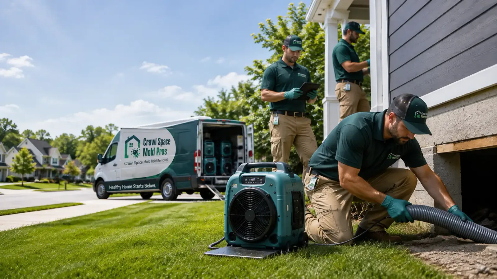 Crawl Space Mold Removal in Keensburg, IL